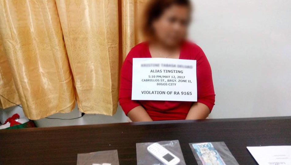 A public school teacher was arrested in Davao del Sur for selling illegal drugs. PHOTO: PDEA-9