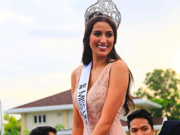 Rache Peters at her homecoming in Camsur. PHOTO: Instagram/Rachel Peters