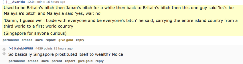 Singapore tldr reddit