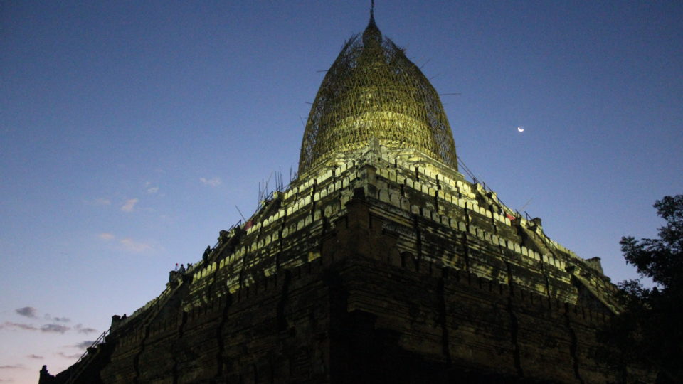 Shwesandaw Pagoda in Bagan. Photo: Jacob Goldberg