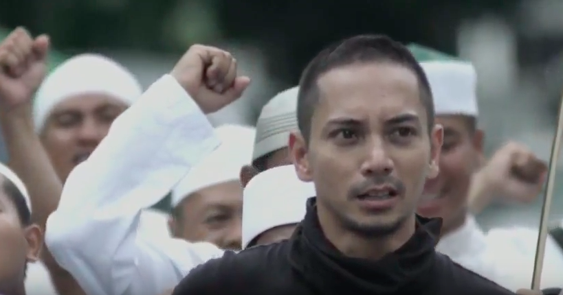 Fauzi Baadila in the trailer for ‘212: The Power of Love’. Photo: Video screengrab