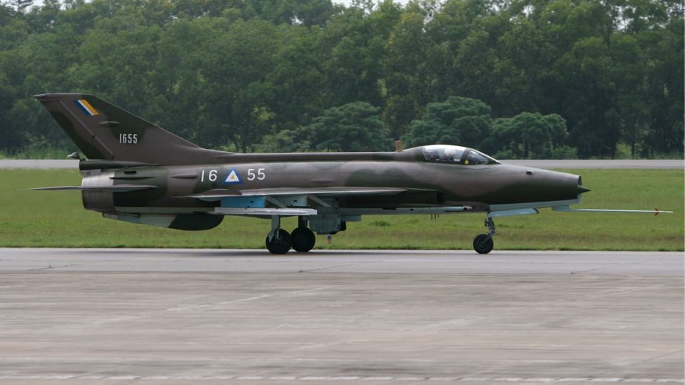 Myanmar Air Force Chengdu F-7M. Photo: Wikimedia Commons / M Radzi Desa